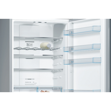BOSCH KGN49XIEA Ελεύθερος ψυγειοκαταψύκτης 203 x 70 cm Inox